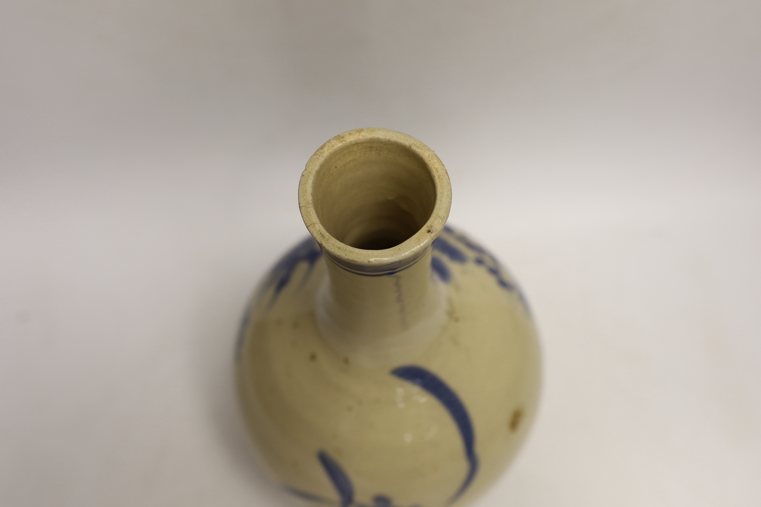 Two Korean or Chinese bottles, tallest 27cm